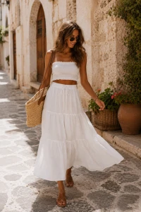 Spódnica Santorini Breeze biała