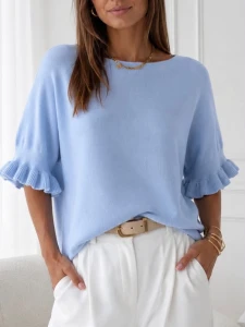 Sweter karnet niebieski 